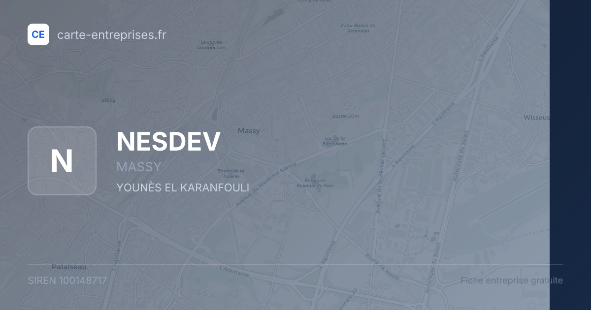 NESDEV — 100148717 — fiche entreprise