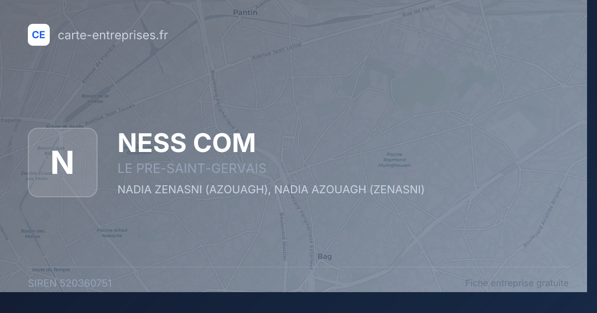 NESS COM — 520360751 — fiche entreprise