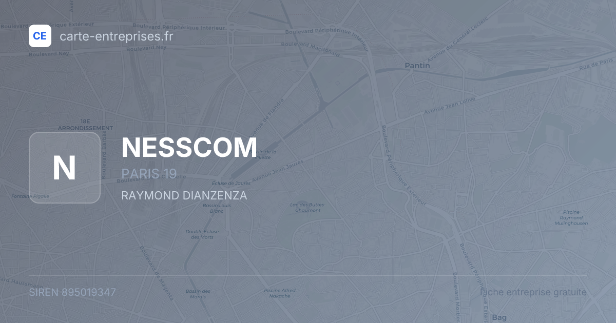NESSCOM — 895019347 — fiche entreprise