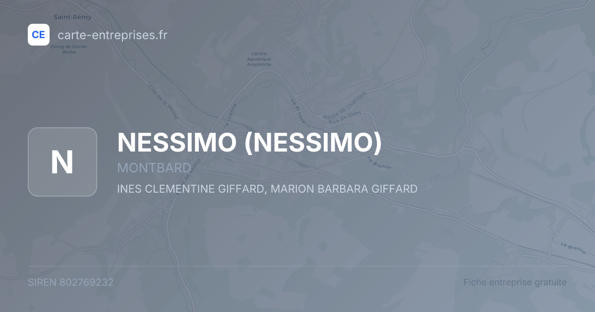 NESSIMO — 802769232 — fiche entreprise