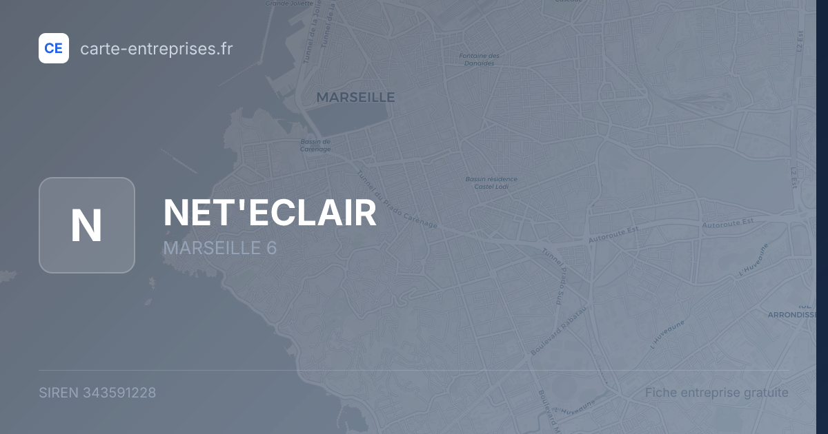 NET'ECLAIR — 343591228 — fiche entreprise
