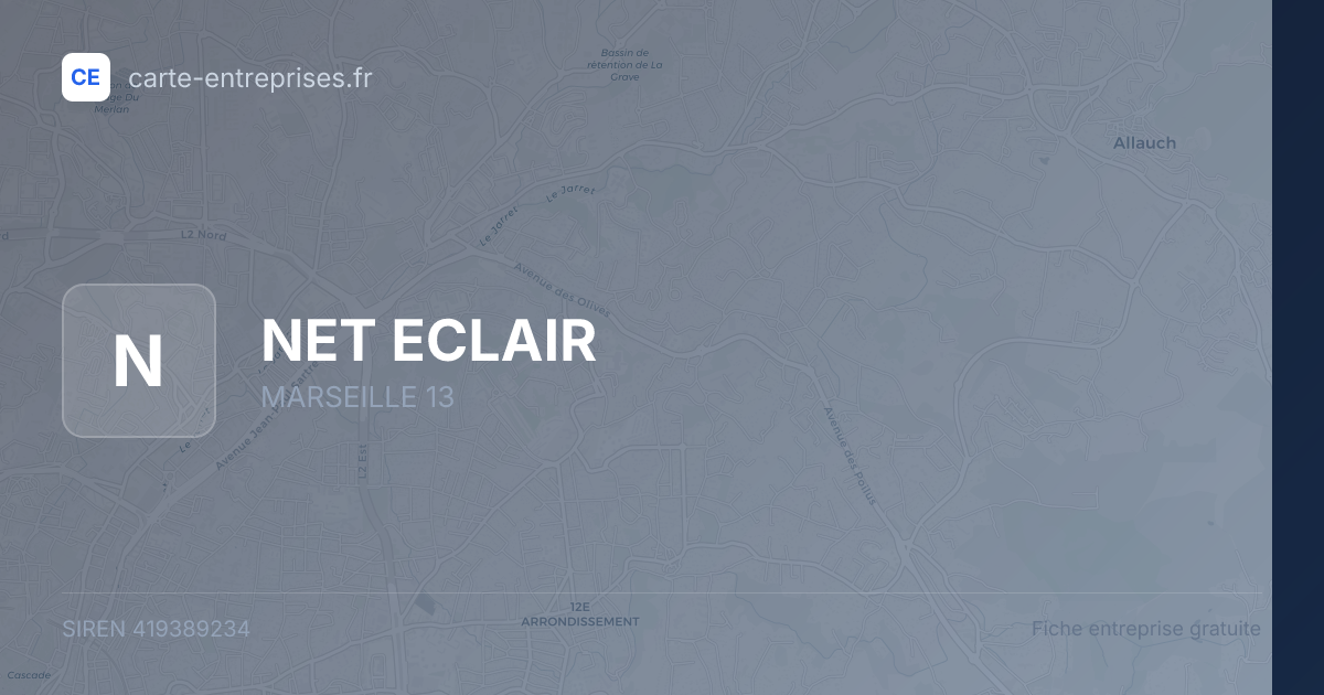 NET ECLAIR — 419389234 — fiche entreprise