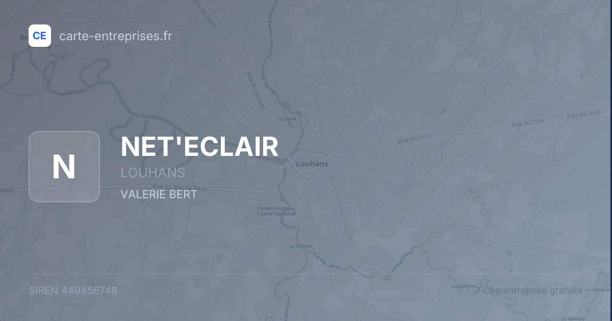 NET'ECLAIR — 449456748 — fiche entreprise