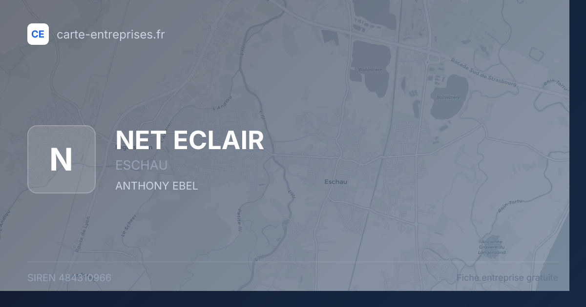 NET ECLAIR — 484310966 — fiche entreprise