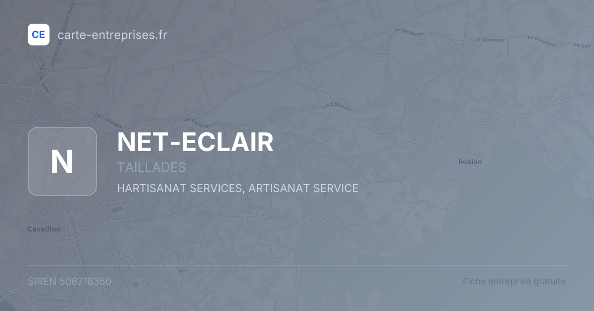 NET-ECLAIR — 508718350 — fiche entreprise