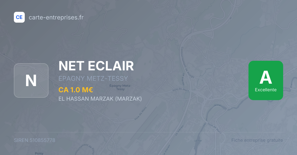 NET ECLAIR — 510855778 — fiche entreprise