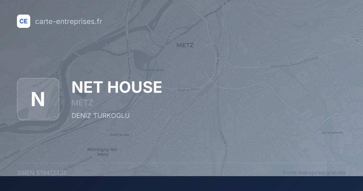 NET HOUSE — 519412431 — fiche entreprise
