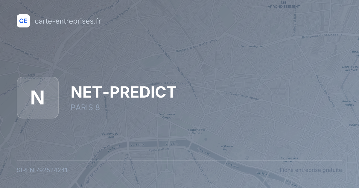 NET-PREDICT — 792524241 — fiche entreprise