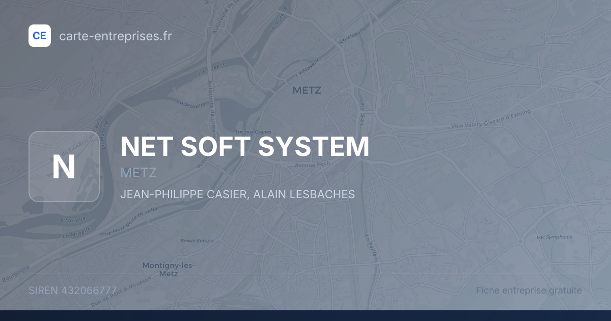 NET SOFT SYSTEM — 432066777 — fiche entreprise