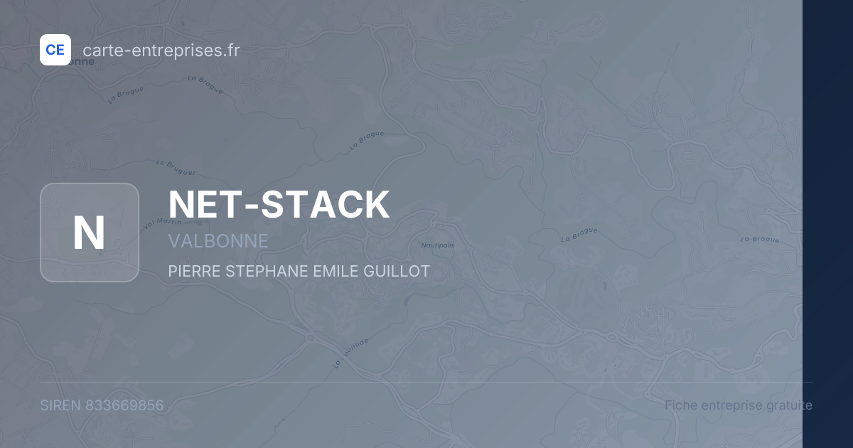 NET-STACK — 833669856 — fiche entreprise