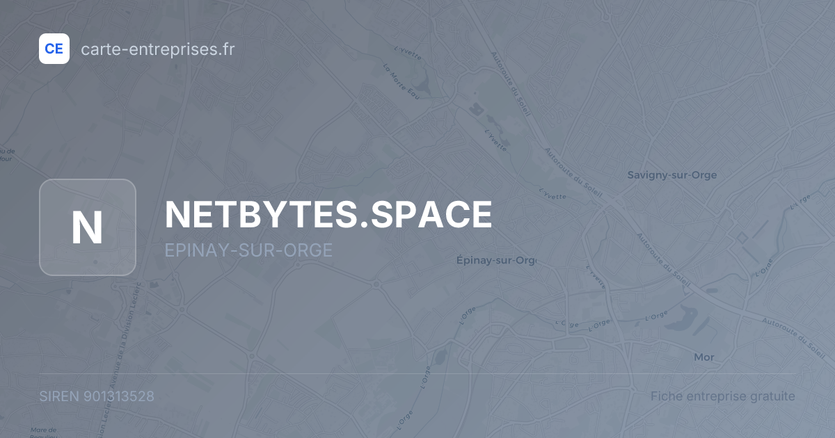 NETBYTES.SPACE — 901313528 — fiche entreprise