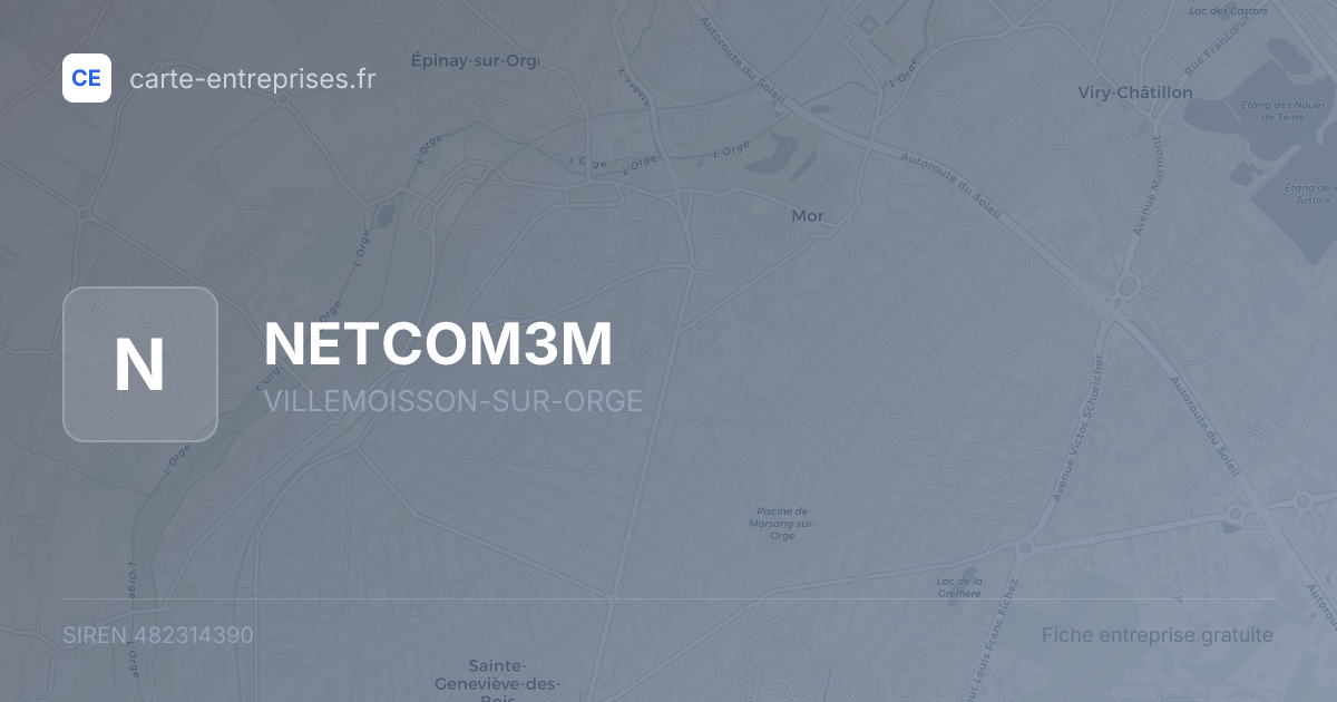 NETCOM3M — 482314390 — fiche entreprise