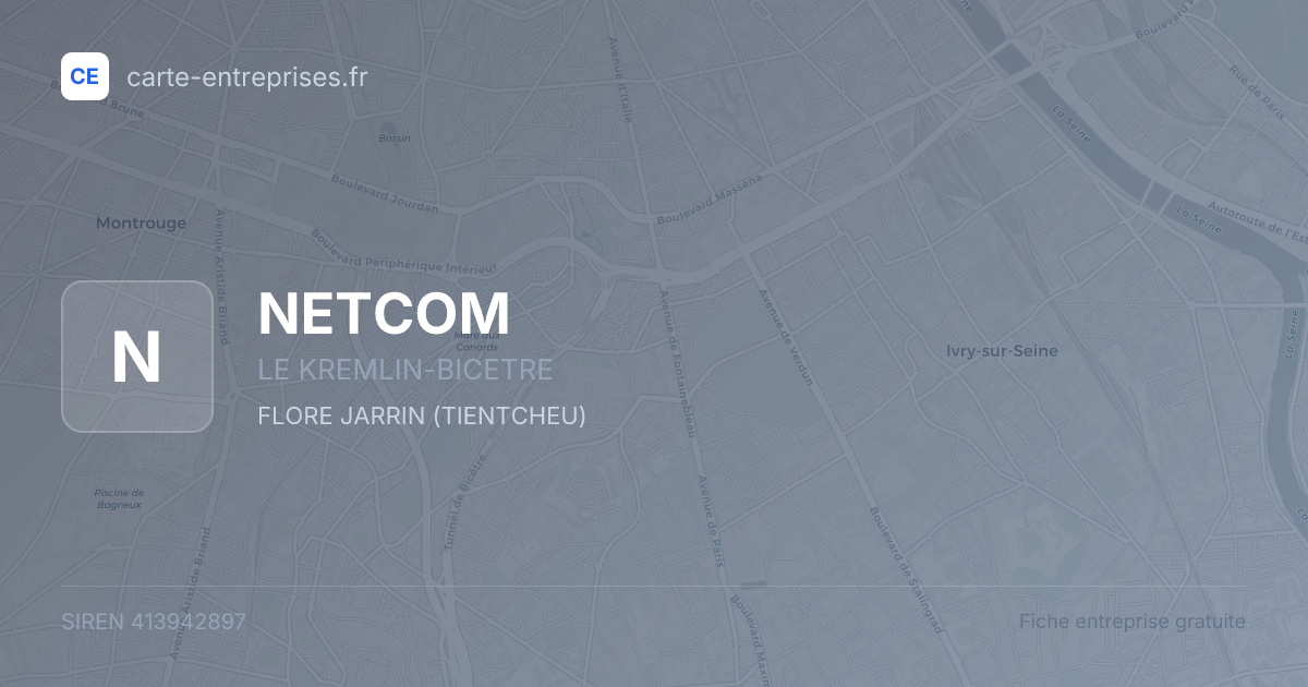 NETCOM — 413942897 — fiche entreprise