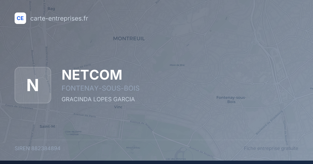 NETCOM — 882384894 — fiche entreprise