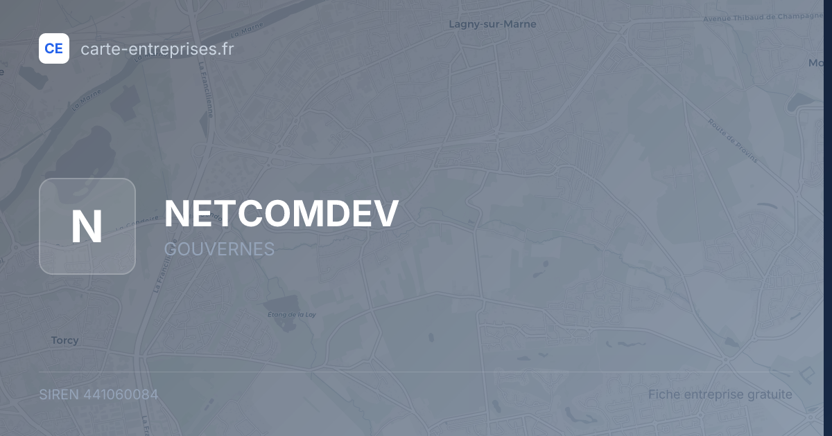 NETCOMDEV — 441060084 — fiche entreprise