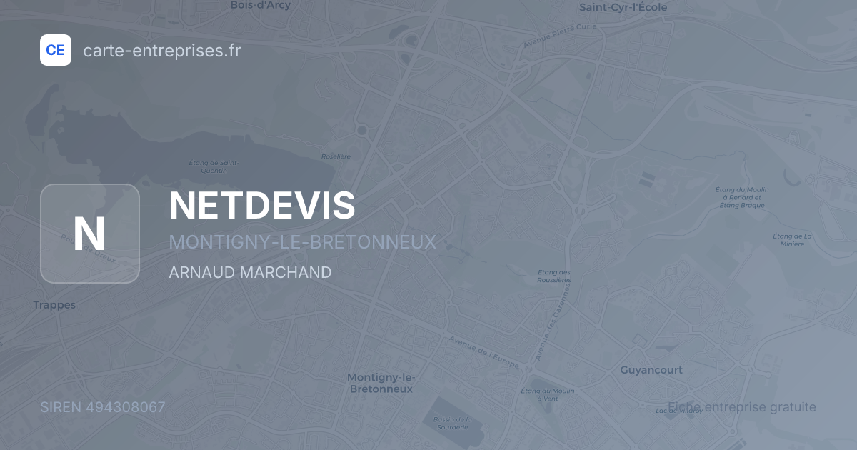 NETDEVIS — 494308067 — fiche entreprise