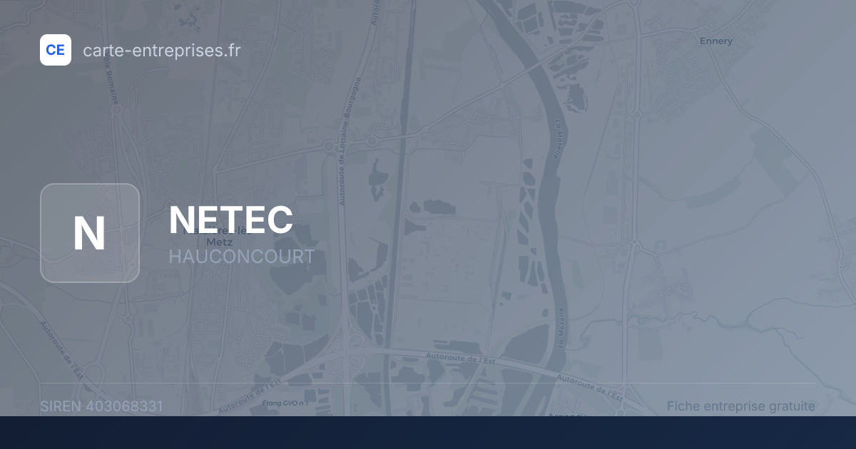 NETEC — 403068331 — fiche entreprise