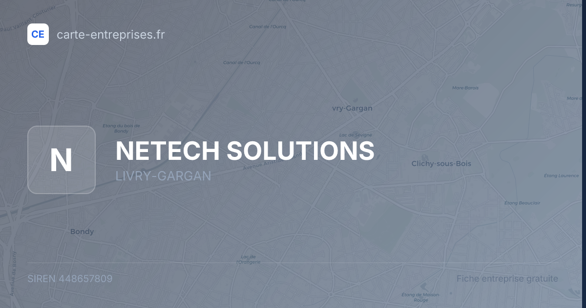 NETECH SOLUTIONS — 448657809 — fiche entreprise