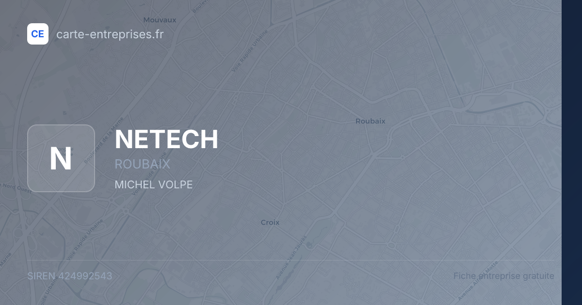 NETECH — 424992543 — fiche entreprise