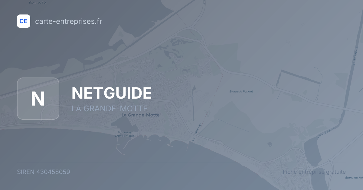 NETGUIDE — 430458059 — fiche entreprise