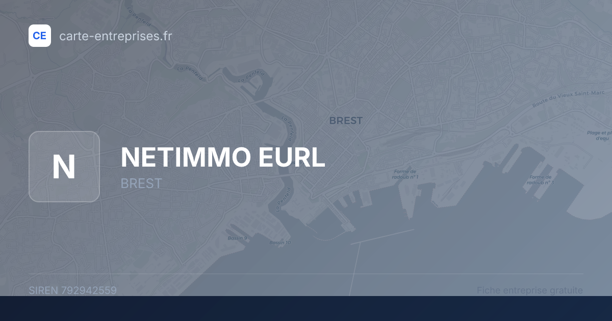 NETIMMO EURL — 792942559 — fiche entreprise