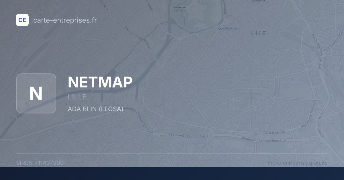 NETMAP — 411407299 — fiche entreprise