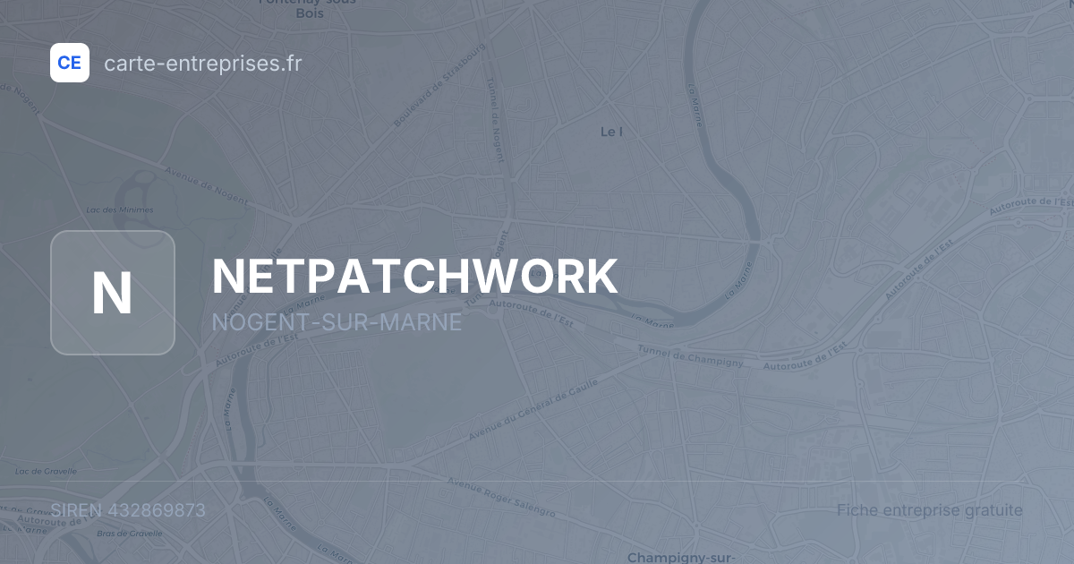 NETPATCHWORK — 432869873 — fiche entreprise