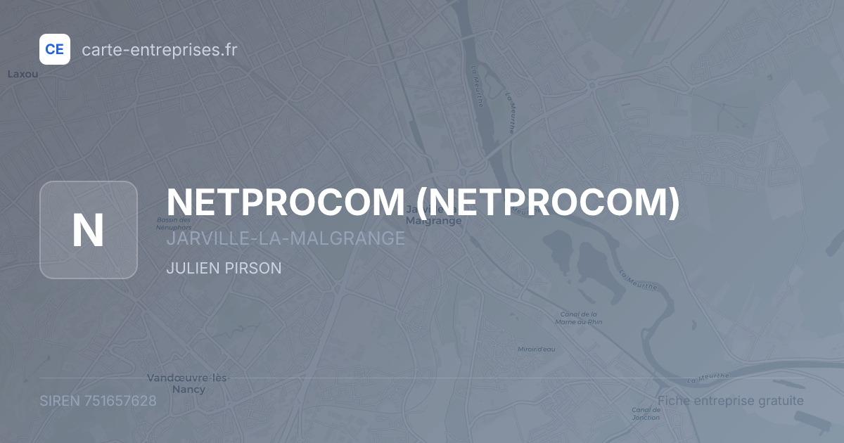 NETPROCOM — 751657628 — fiche entreprise
