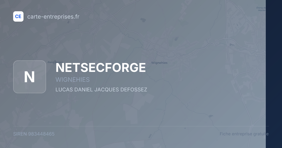 NETSECFORGE — 983448465 — fiche entreprise