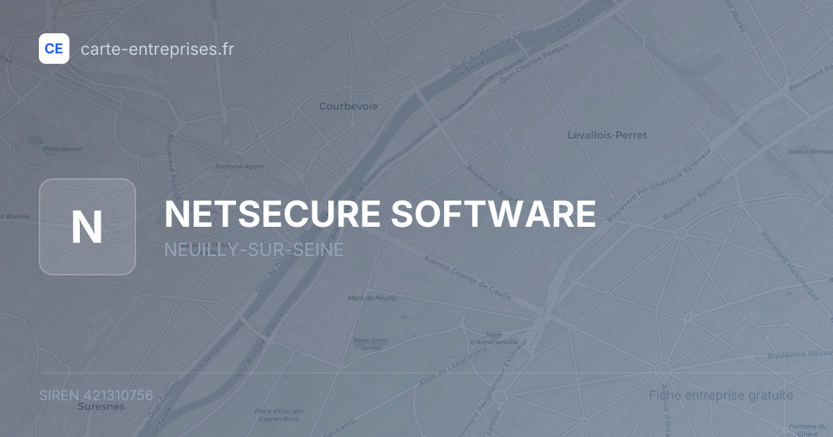 NETSECURE SOFTWARE — 421310756 — fiche entreprise