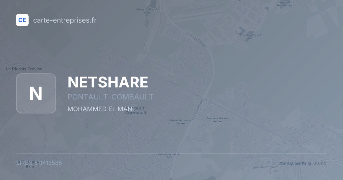 NETSHARE — 511413585 — fiche entreprise