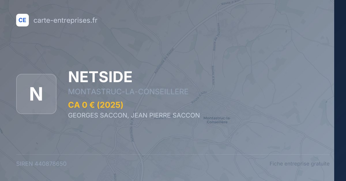NETSIDE — 440878650 — fiche entreprise