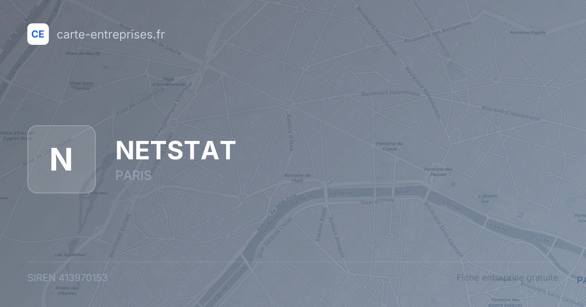 NETSTAT — 413970153 — fiche entreprise