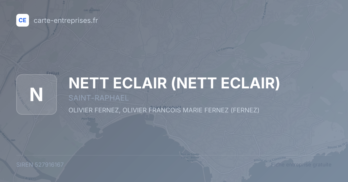 NETT ECLAIR — 527916167 — fiche entreprise