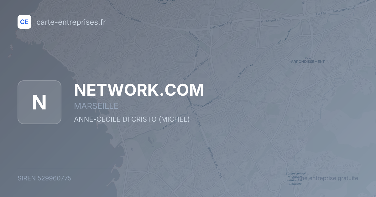 NETWORK.COM — 529960775 — fiche entreprise