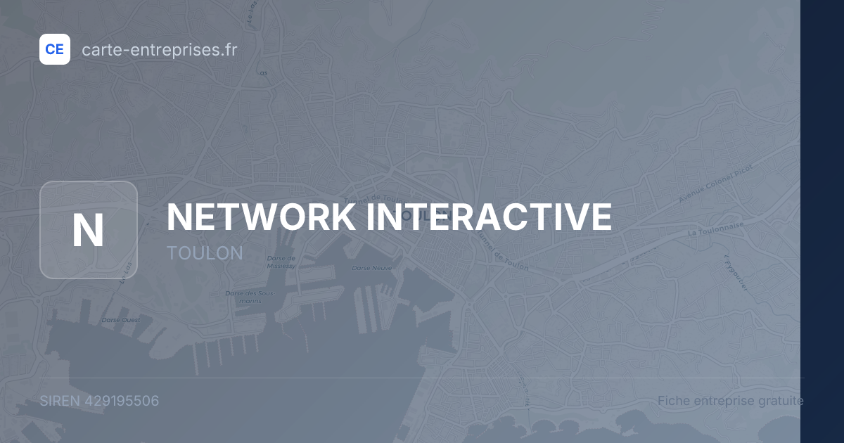 NETWORK INTERACTIVE — 429195506 — fiche entreprise