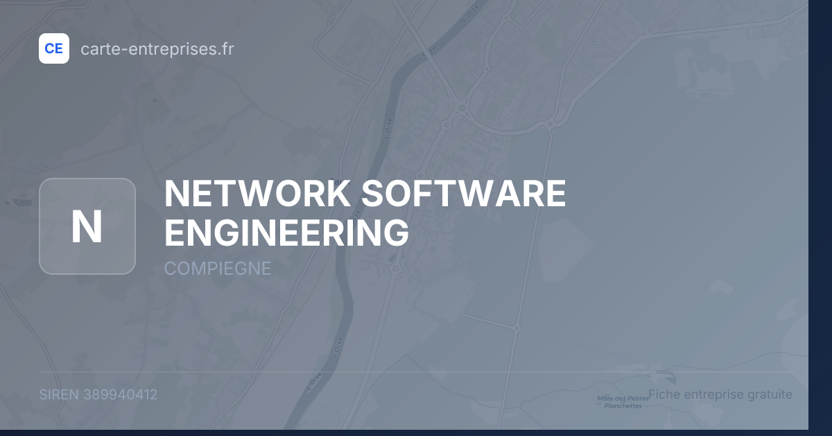 NETWORK SOFTWARE ENGINEERING — 389940412 — fiche entreprise