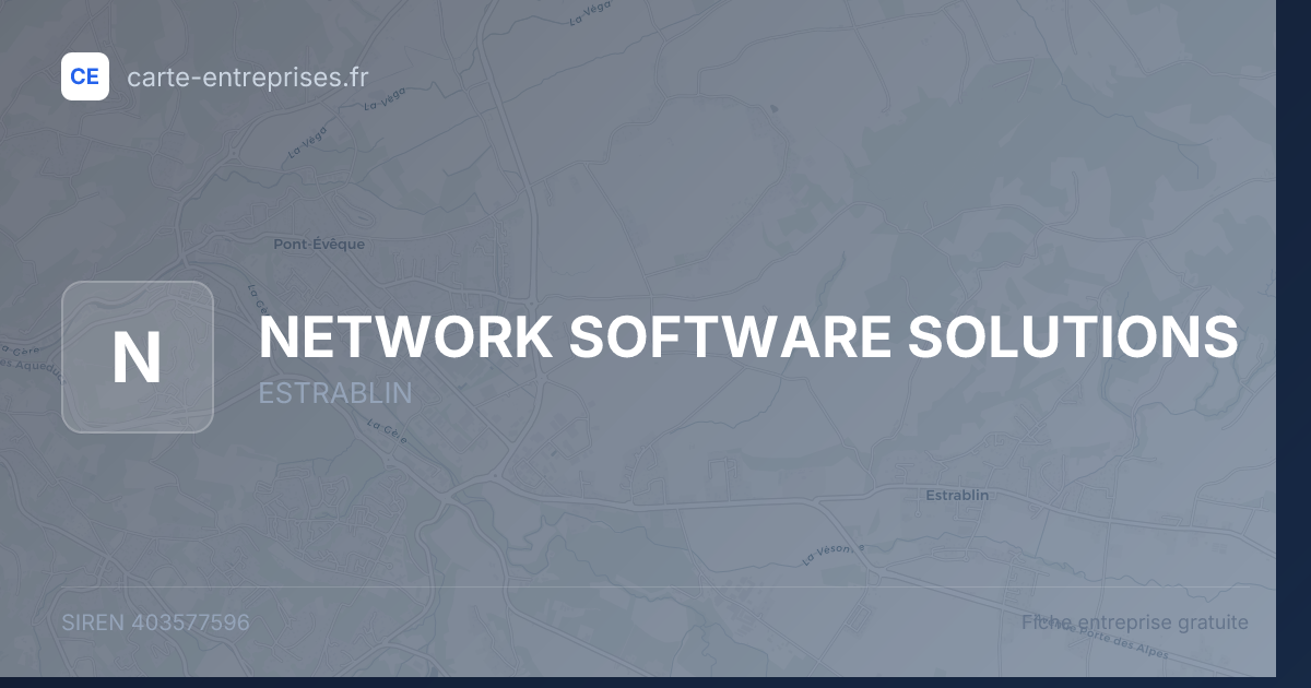 NETWORK SOFTWARE SOLUTIONS — 403577596 — fiche entreprise