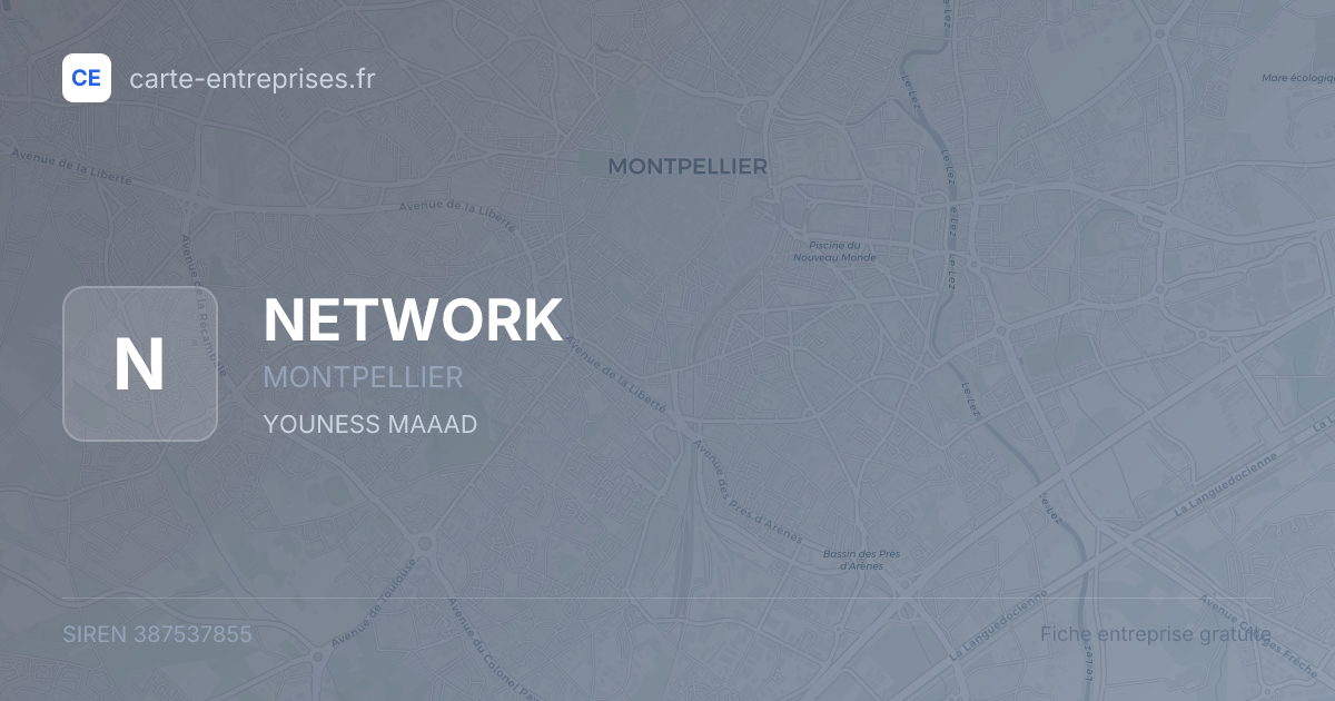NETWORK — 387537855 — fiche entreprise