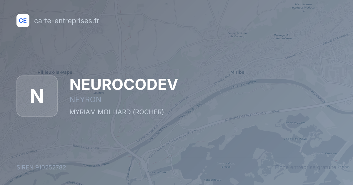 NEUROCODEV — 910252782 — fiche entreprise