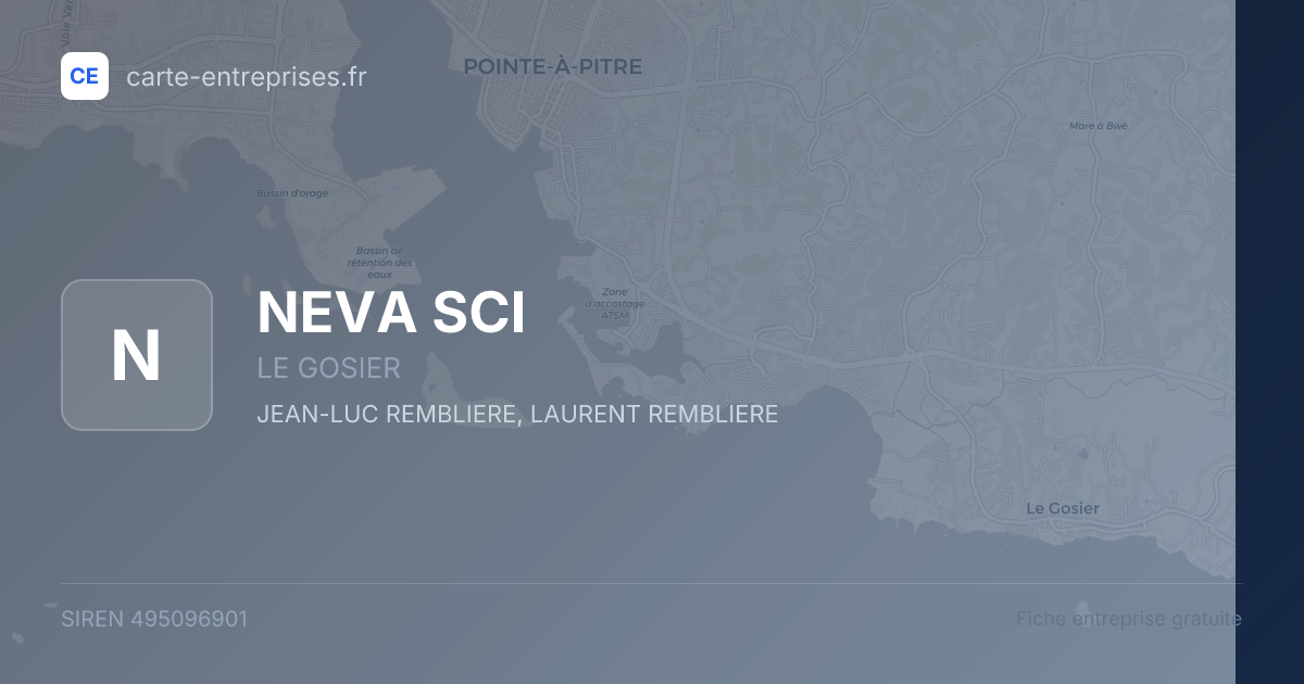 NEVA SCI — 495096901 — fiche entreprise
