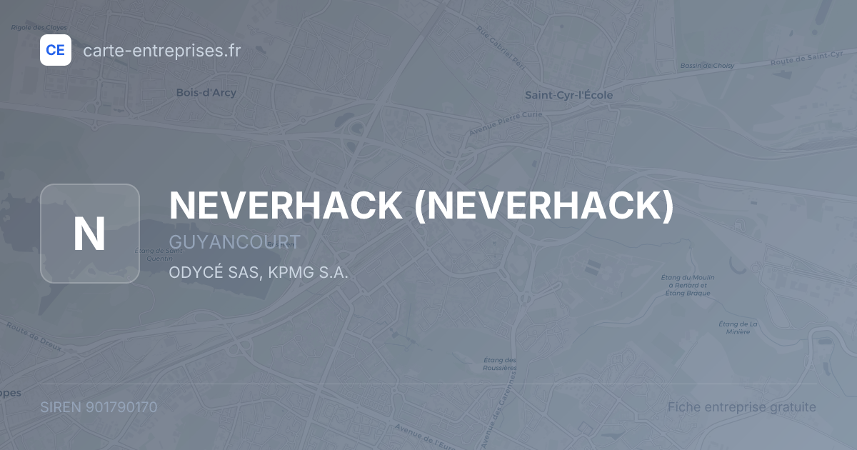 NEVERHACK — 901790170 — fiche entreprise