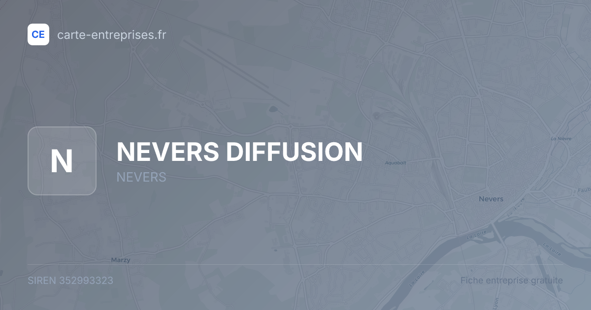 NEVERS DIFFUSION — 352993323 — fiche entreprise