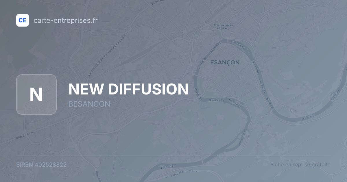 NEW DIFFUSION — 402528822 — fiche entreprise