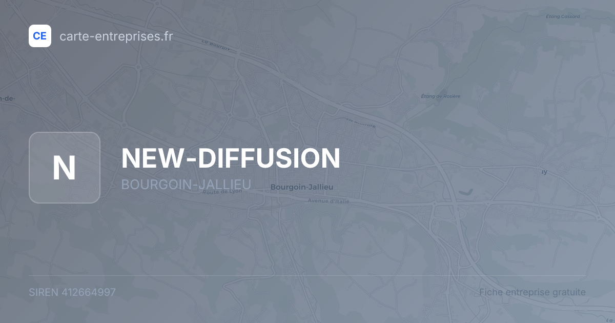 NEW-DIFFUSION — 412664997 — fiche entreprise