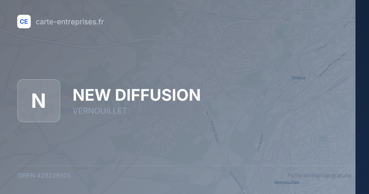 NEW DIFFUSION — 428238505 — fiche entreprise