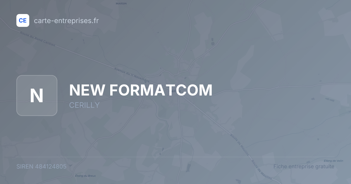 NEW FORMATCOM — 484124805 — fiche entreprise
