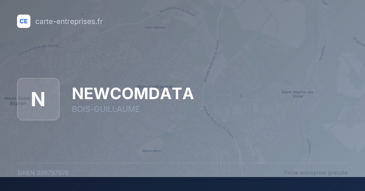 NEWCOMDATA — 399797976 — fiche entreprise