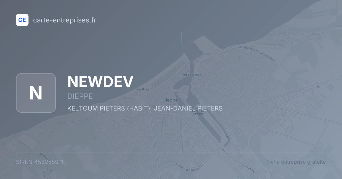 NEWDEV — 453255911 — fiche entreprise