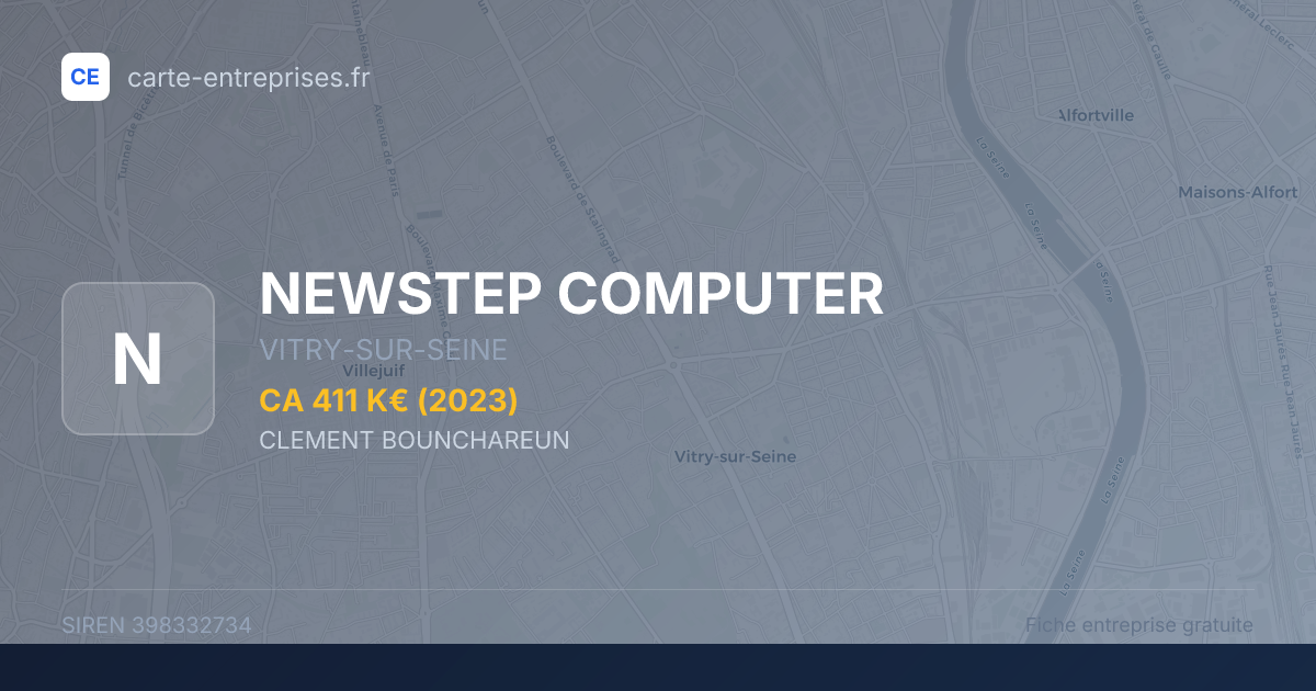 NEWSTEP COMPUTER — 398332734 — fiche entreprise